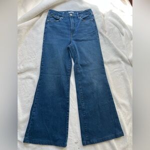 Good American Good Waist Palazzo High-Rise Wide-Leg Jeans - Size 10/30